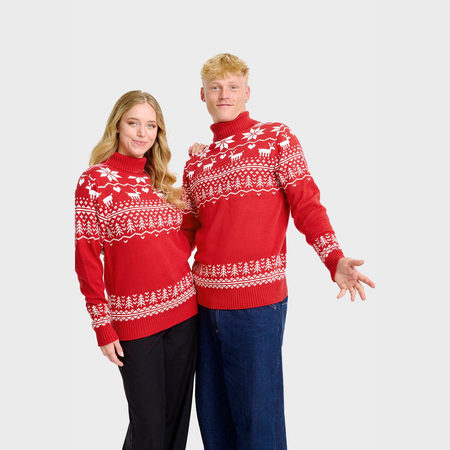 The greenlandish juleturtleneck - Dame.